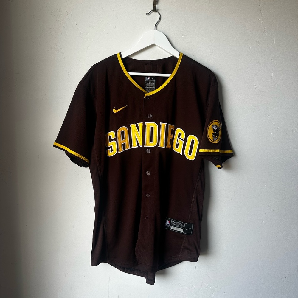 Nike San Diego Padres Brown Away Jersey size 40 (medium)
